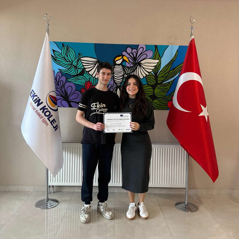 Erasmus+ projesi başarıyla tamamlandı.